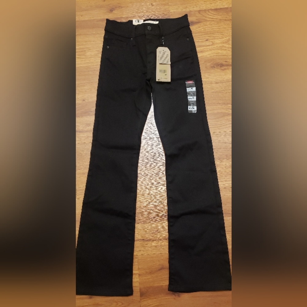 Levis 315 black shaping bootcut jeans size 25